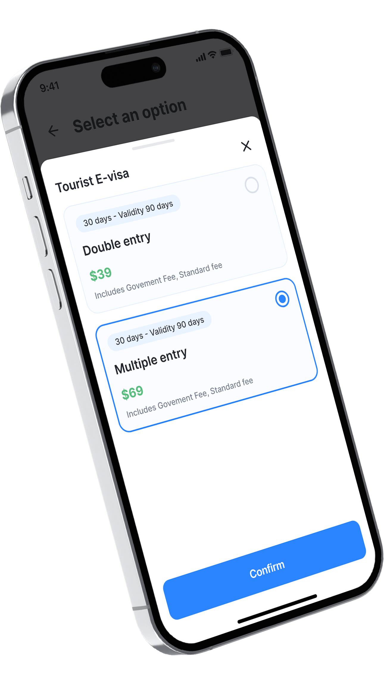 190Evisa mobile app